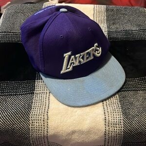 Mitchell & Ness Purple and Blue Cap
